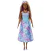 Barbie Dreamtopia: Principessa bambola in abito blu-viola con farfalle - Mattel