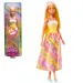 Barbie Dreamtopia: Principessa bambola in abito giallo-rosa con farfalle - Mattel