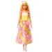 Barbie Dreamtopia: Principessa bambola in abito giallo-rosa con farfalle - Mattel