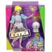 Barbie Extra: Bambola con abito scintillante, con animaletto - Mattel