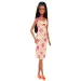 Barbie: Fashionista bambola alla moda con abito a quadri e fiori - Mattel