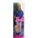 Barbie Fashionista ragazzo bambola con camicia blu-nera - Mattel