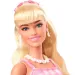 Barbie Il Film: bambola Barbie con gonna rosa a quadretti - Mattel