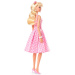Barbie Il Film: bambola Barbie con gonna rosa a quadretti - Mattel