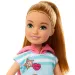 Barbie: Stacie al salvataggio - Bambola con capelli castano chiaro e cagnolino - Mattel