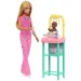 Barbie bambola carriera pediatra bionda set di gioco - Mattel