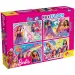 Barbie mondo magico puzzle maxi da pavimento 4x48 pezzi 35x25 cm - Lisciani