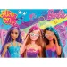 Barbie mondo magico puzzle maxi da pavimento 4x48 pezzi 35x25 cm - Lisciani