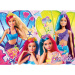 Barbie mondo magico puzzle maxi da pavimento 4x48 pezzi 35x25 cm - Lisciani