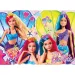 Barbie mondo magico puzzle maxi da pavimento 4x48 pezzi 35x25 cm - Lisciani