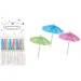 Bastoncini decorativi per cocktail con ombrellino – set da 10 pezzi