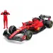 Bburago: Modello di auto da corsa Ferrari SF23 F1 in metallo con pilota 1/24 (Charles Leclerc #16)