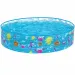 Bestway: Fill N Fun Sparkling Sea piscina per bambini con animali marini, pareti rigide, Ø 122 x 25 cm