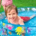 Bestway: Fill N Fun Sparkling Sea piscina per bambini con animali marini, pareti rigide, Ø 122 x 25 cm