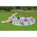 Bestway: Fill N Fun piscina per bambini con pareti rigide, mondo sottomarino, Ø 152 x 25 cm