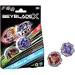 Beyblade X: Confezione doppia - Beat Tyranno 4-70Q &amp; Knife Shinobi 4-80HN trottola - Hasbro