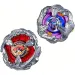 Beyblade X: Confezione doppia - Beat Tyranno 4-70Q &amp; Knife Shinobi 4-80HN trottola - Hasbro