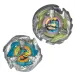 Beyblade X: Duall Pack Bite Crock 3-60LF vs Sting Unicorn 4-60P set di trottole - Hasbro