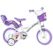 Bicicletta Unicorno Accademia bianco-lilla misura 12 - Bicicletta Dino Bikes