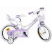 Bicicletta da bambina di colore bianco, misura 16 - Dino Bikes