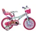 Bicicletta per bambini Barbie rosa e bianca, misura 16 - Dino Bikes