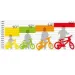 Bicicletta per bambini Dino Sport 108 rosa-bianca, misura 10 - bicicletta Dino Bikes