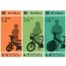 Bicicletta per bambini Flappy 12” con cestino e seggiolino per bambole in colore rosa-bianco - Bicicletta Dino Bikes
