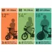 Bicicletta per bambini Flappy 16” con cestino e seggiolino per bambola, colore rosa-bianco – Dino Bikes