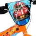Bicicletta per bambini Hot Wheels 16" con portaborraccia e rotelle laterali, colore arancione-nero – Bicicletta Dino Bikes