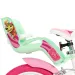 Bicicletta per bambini Mancs Őrjárat Skye 14” con cestino e seggiolino per bambole, colore rosa-menta – Dino Bikes