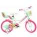Bicicletta per bambini Paw Patrol Skye 14” con cestino e seggiolino per bambole in colore rosa-menta – Bicicletta Dino Bikes
