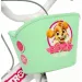 Bicicletta per bambini Paw Patrol Skye 14” con cestino e seggiolino per bambole in colore rosa-menta – Bicicletta Dino Bikes