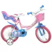 Bicicletta per bambini Peppa Pig rosa, misura 14 - Dino Bikes