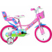 Bicicletta per bambini Peppa Pig rosa, misura 16 - Dino Bikes