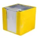 Blocco note in contenitore giallo limone 750 fogli 9x9x9cm