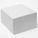 Blocco note incollato colore bianco, 500 fogli, 8,5x8,5x4 cm