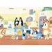 Bluey 2 in 1 puzzle ecologico da 60 pezzi e album da colorare 70x50cm - Lisciani