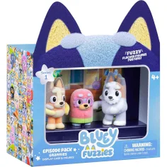 Bluey Fuzzies Episodio set da 3 pezzi - Nonni immagine 1