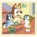 Bluey Puzzle Super Color 3 x 48 pezzi - Clementoni immagine 3