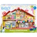 Bluey: Set da gioco casa di famiglia festiva con figura di Bluey in festa