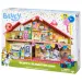 Bluey: Set da gioco casa di famiglia festiva con figura di Bluey in festa