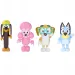 Bluey: Set di 4 personaggi da gioco Bluey e amici
