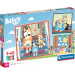 Bluey Supercolor puzzle da 48 pezzi x3 - Clementoni