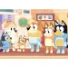 Bluey e amici 2 in 1 maxi puzzle da pavimento 24 pezzi e album da colorare 35x25cm - Lisciani