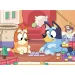 Bluey e amici 2 in 1 maxi puzzle da pavimento 4x48 pezzi e libro da colorare 35x25 cm - Lisciani