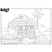 Bluey favola della buonanotte 2 in 1 puzzle da 24 pezzi e libro da colorare 35x25 cm - Lisciani