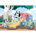 Bluey il cane scivola - puzzle Supercolor da 104 pezzi - Clementoni