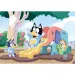 Bluey il cane scivola - puzzle Supercolor da 104 pezzi - Clementoni