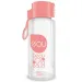 Borraccia rosa trasparente 650ml