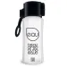 Borraccia trasparente nera 450ml